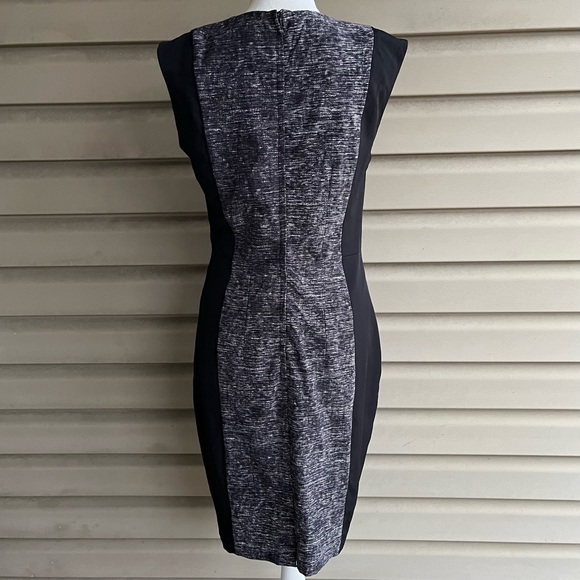 •H&M• NWT Sleeveless Grey Fitted Sheath Dress - Size 12 - Picture 5 of 7